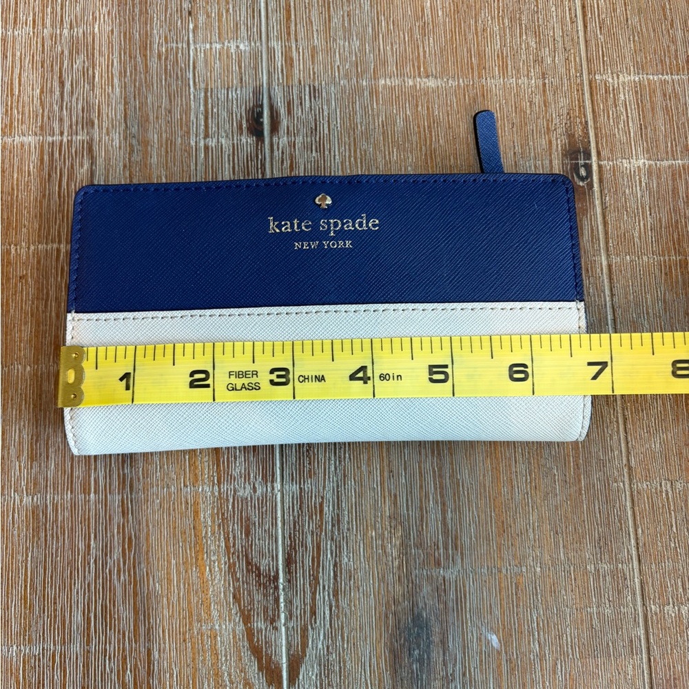 Kate Spade Navy and Cream Tote and Wallet Set - Picture 13 of 16
